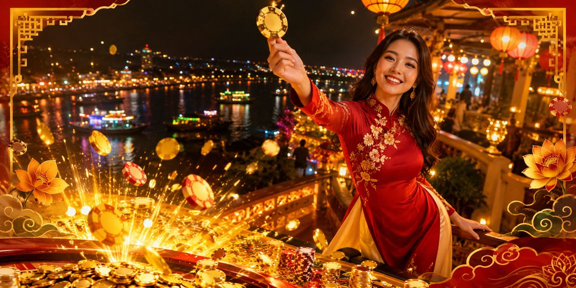 Khung cảnh đêm náo nhiệt tại chợ đêm đồng bằng sông Cửu Long với màn hình cá cược