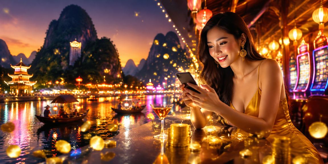 Người dùng trải nghiệm casino trên điện thoại tại chợ đêm Ninh Bình